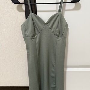 Kendall and Kylie green dress